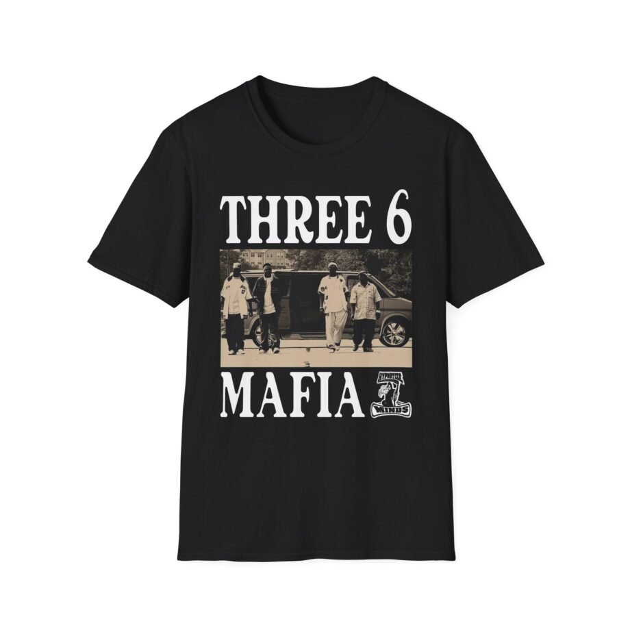 Three 6 Mafia Ridin Spinners Unisex Softstyle T-Shirt