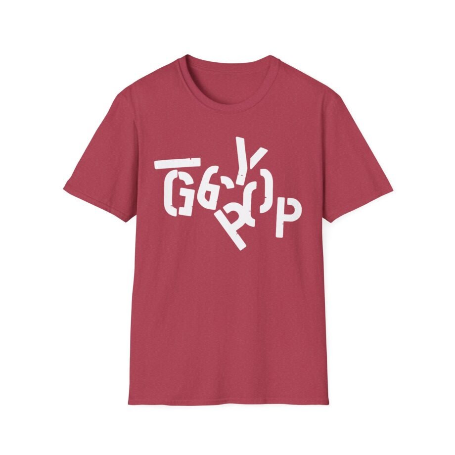The Stooges Iggy Pop Broken Letters Unisex Softstyle T-Shirt