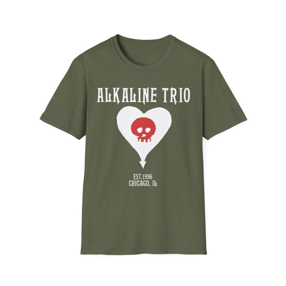Alkaline Trio Heartskull Album Icons Unisex Softstyle T-Shirt