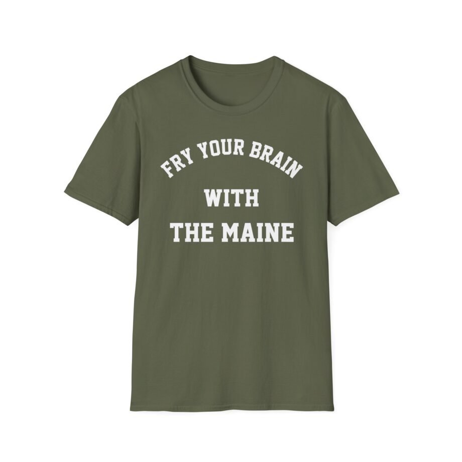 The Maine Fry Your Brain Unisex Softstyle T-Shirt