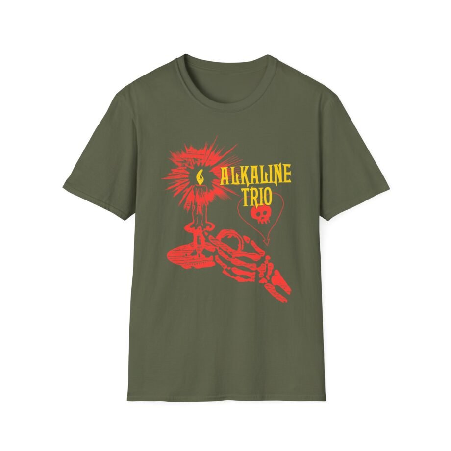 Alkaline Trio Skele Candle Unisex Softstyle T-Shirt