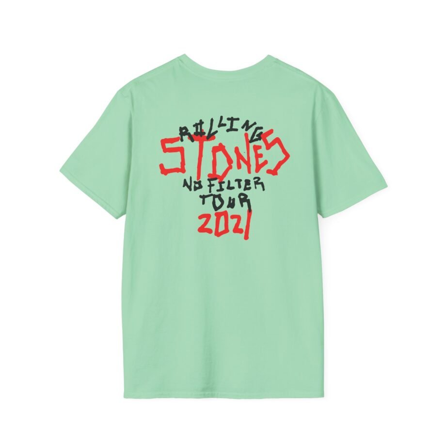 RS No Filter Hand Drawn Tongue Unisex Softstyle T-Shirt