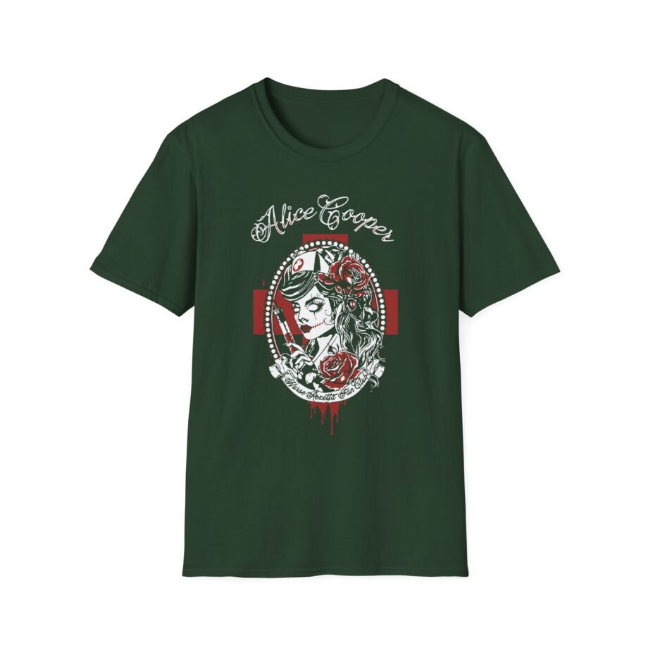 Alice Cooper Nurse Rosetta Unisex Softstyle T-Shirt