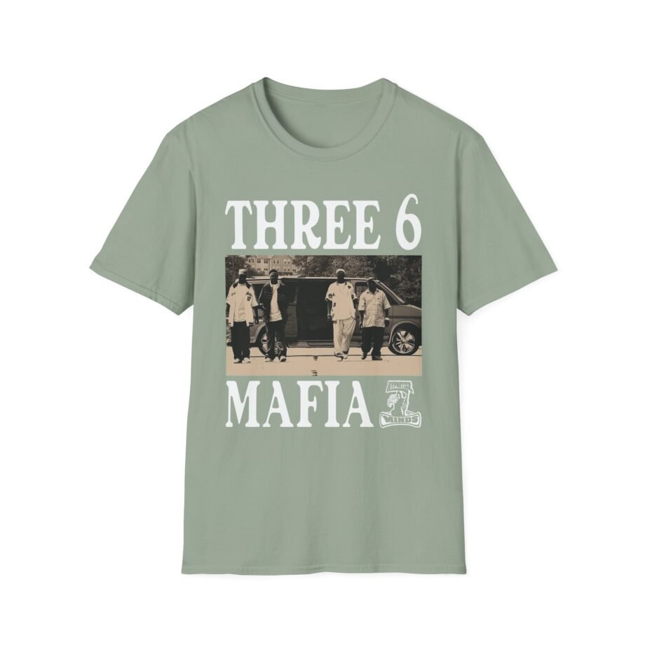 Three 6 Mafia Ridin Spinners Unisex Softstyle T-Shirt
