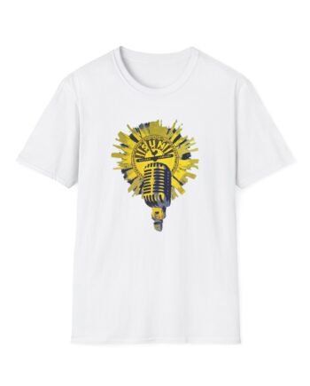 Sun Records Sun Yellow Microphone Unisex Softstyle T-Shirt