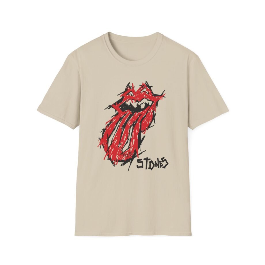 RS No Filter Hand Drawn Tongue Unisex Softstyle T-Shirt
