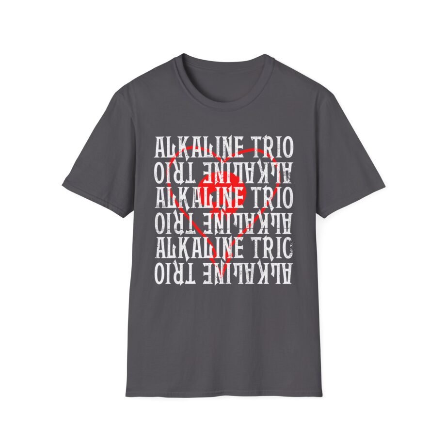 Alkaline Trio Heartskull Repeat Logo Unisex Softstyle T-Shirt