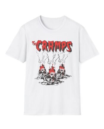 The Cramps Voodoo Skulls Unisex Softstyle T-Shirt