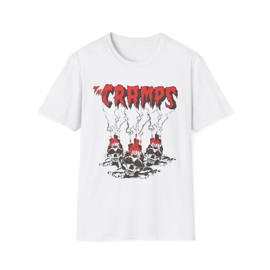 The Cramps Voodoo Skulls Unisex Softstyle T-Shirt