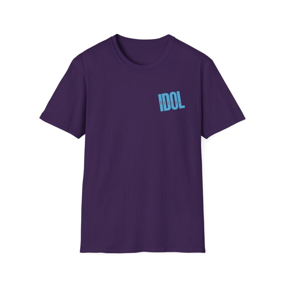 Billy Idol Checkered Smirk Unisex Softstyle Shirt