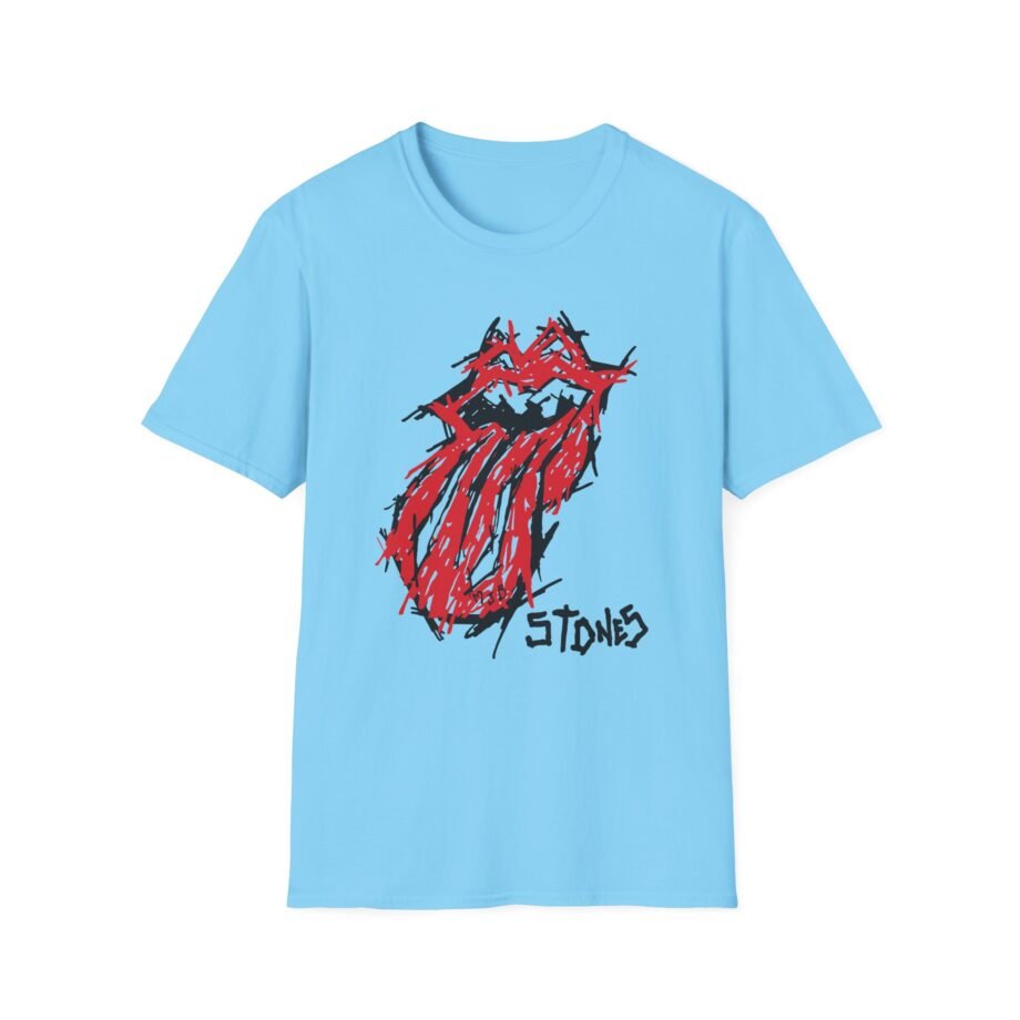 RS No Filter Hand Drawn Tongue Unisex Softstyle T-Shirt