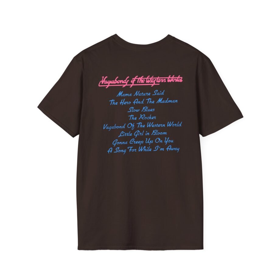 Thin Lizzy Vagabonds Tracklist Unisex Softstyle T-Shirt