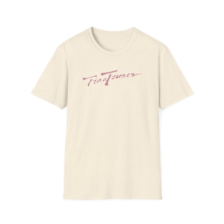 Tina Turner Cursive Script Unisex Softstyle T-Shirt