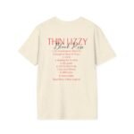 Thin Lizzy Rose Tracklist Ecru Unisex Softstyle T-Shirt