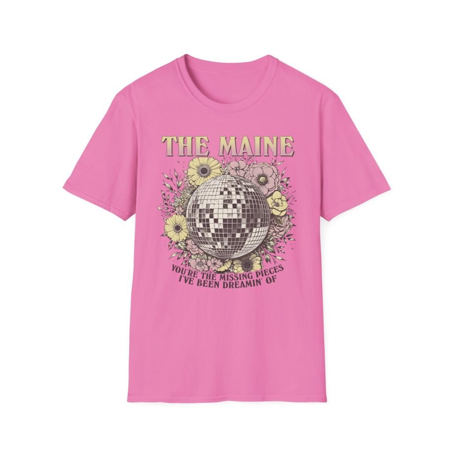 The Maine Floral Disco Unisex Softstyle T-Shirt