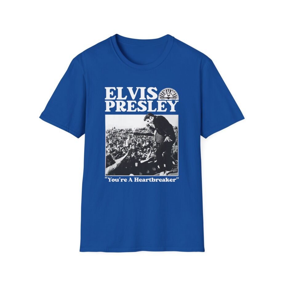 Elvis Heartbreaker Sun Records Unisex Softstyle T-Shirt