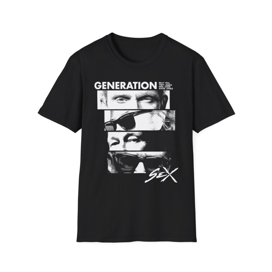 Billy Idol Eye Stack Unisex Softstyle Shirt