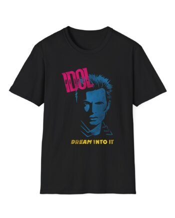 Billy Idol Dream Into It Album Unisex Softstyle Shirt