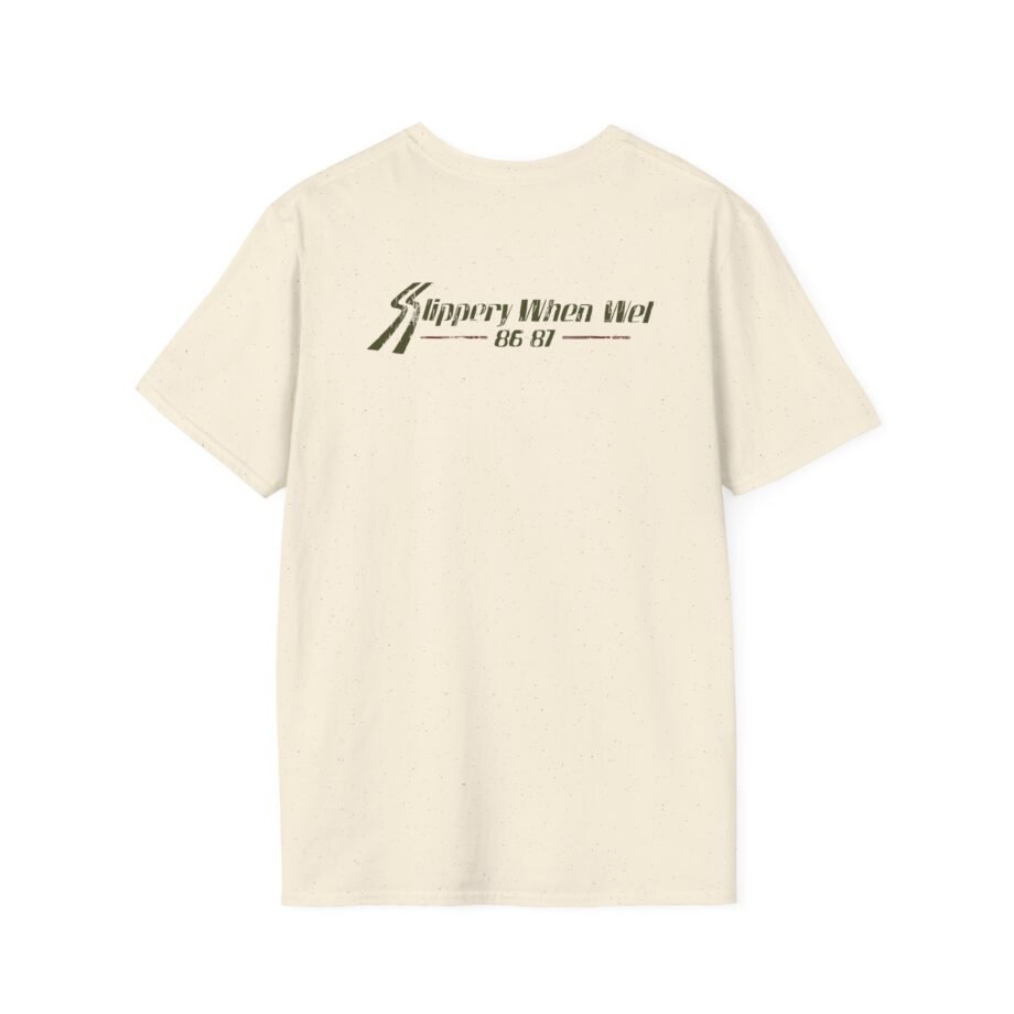 Bon Jovi Slippery When Wet Vintage World Tour Unisex Softstyle T-Shirt