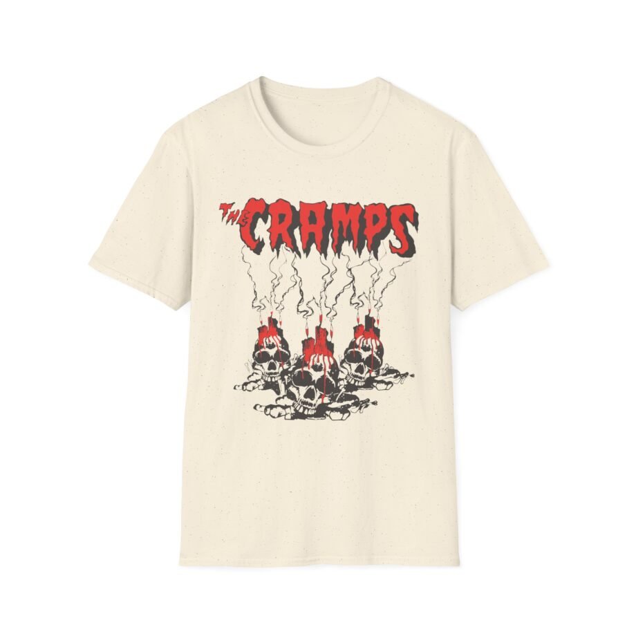 The Cramps Voodoo Skulls Unisex Softstyle T-Shirt