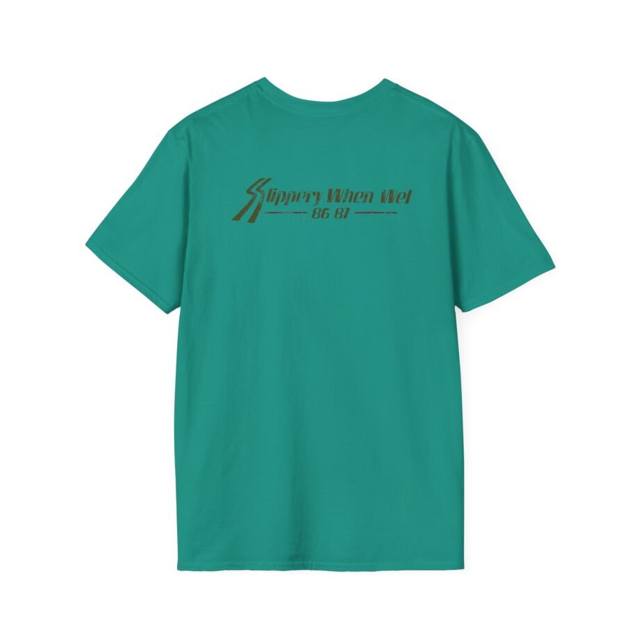 Bon Jovi Slippery When Wet Vintage World Tour Unisex Softstyle T-Shirt