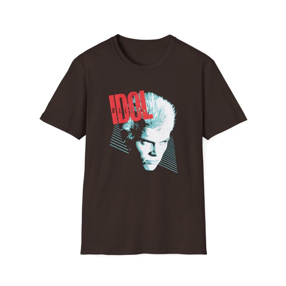 Billy Idol Face Stripes Unisex Softstyle Shirt