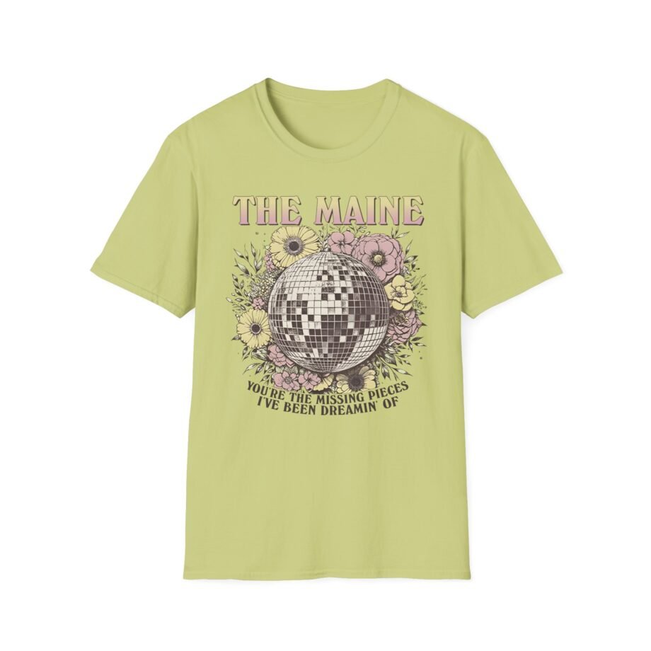 The Maine Floral Disco Unisex Softstyle T-Shirt