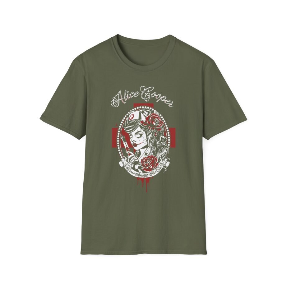 Alice Cooper Nurse Rosetta Unisex Softstyle T-Shirt