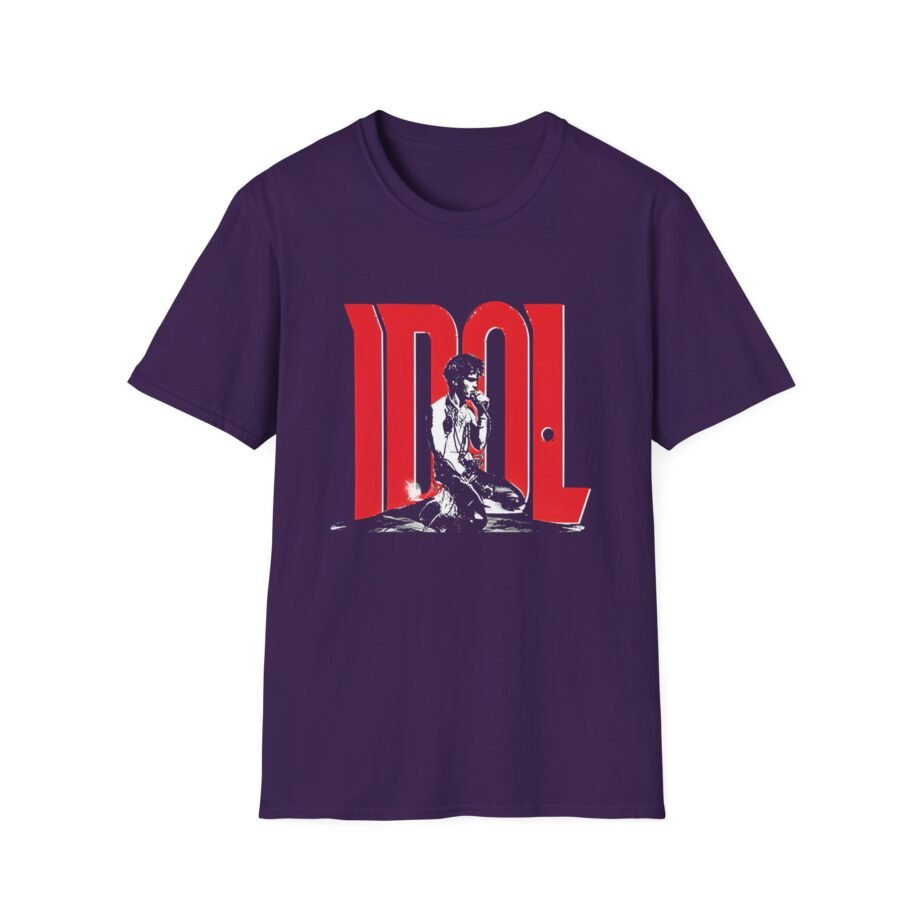 Billy Idol Rebel Yell Kneeling Photo Unisex Softstyle Shirt