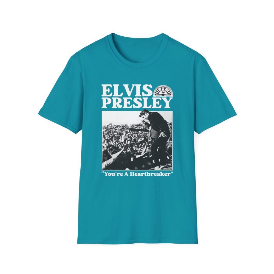 Elvis Heartbreaker Sun Records Unisex Softstyle T-Shirt