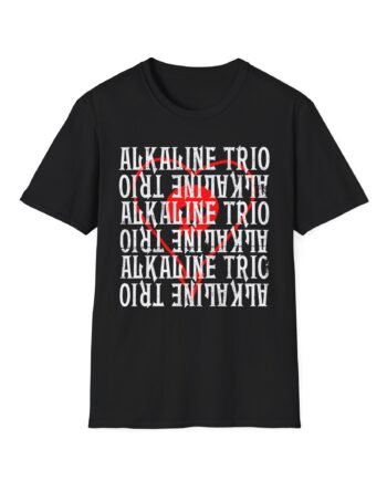 Alkaline Trio Heartskull Repeat Logo Unisex Softstyle T-Shirt