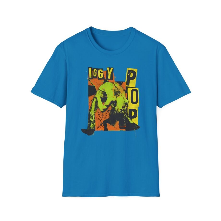 The Stooges Iggy Pop No Values Unisex Softstyle T-Shirt