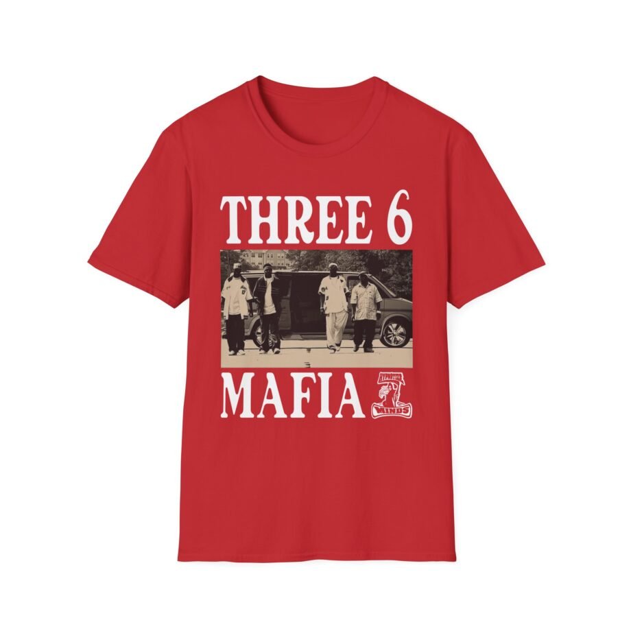 Three 6 Mafia Ridin Spinners Unisex Softstyle T-Shirt