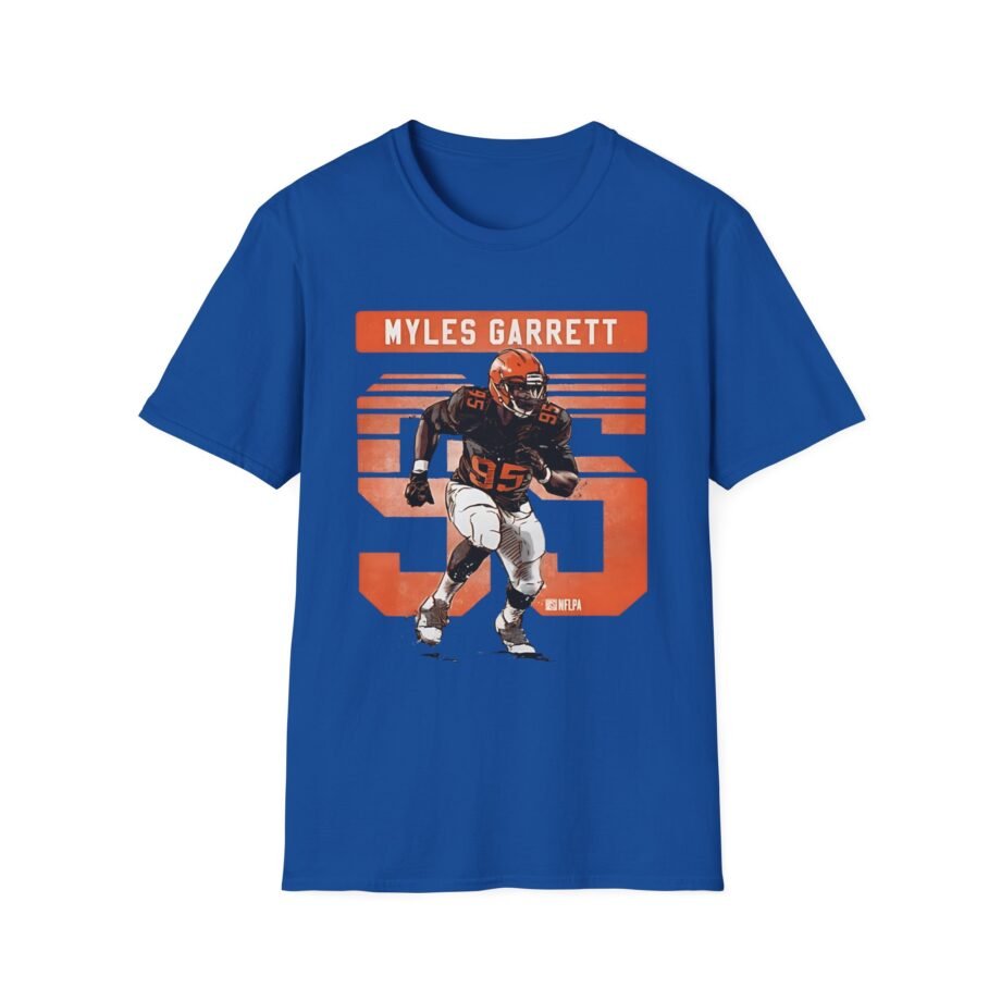 Myles Garrett Grunge Unisex Softstyle T-Shirt
