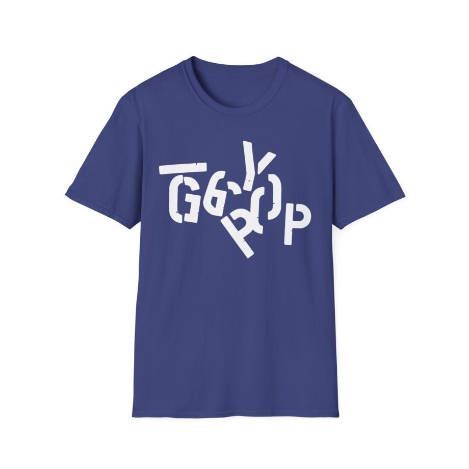 The Stooges Iggy Pop Broken Letters Unisex Softstyle T-Shirt