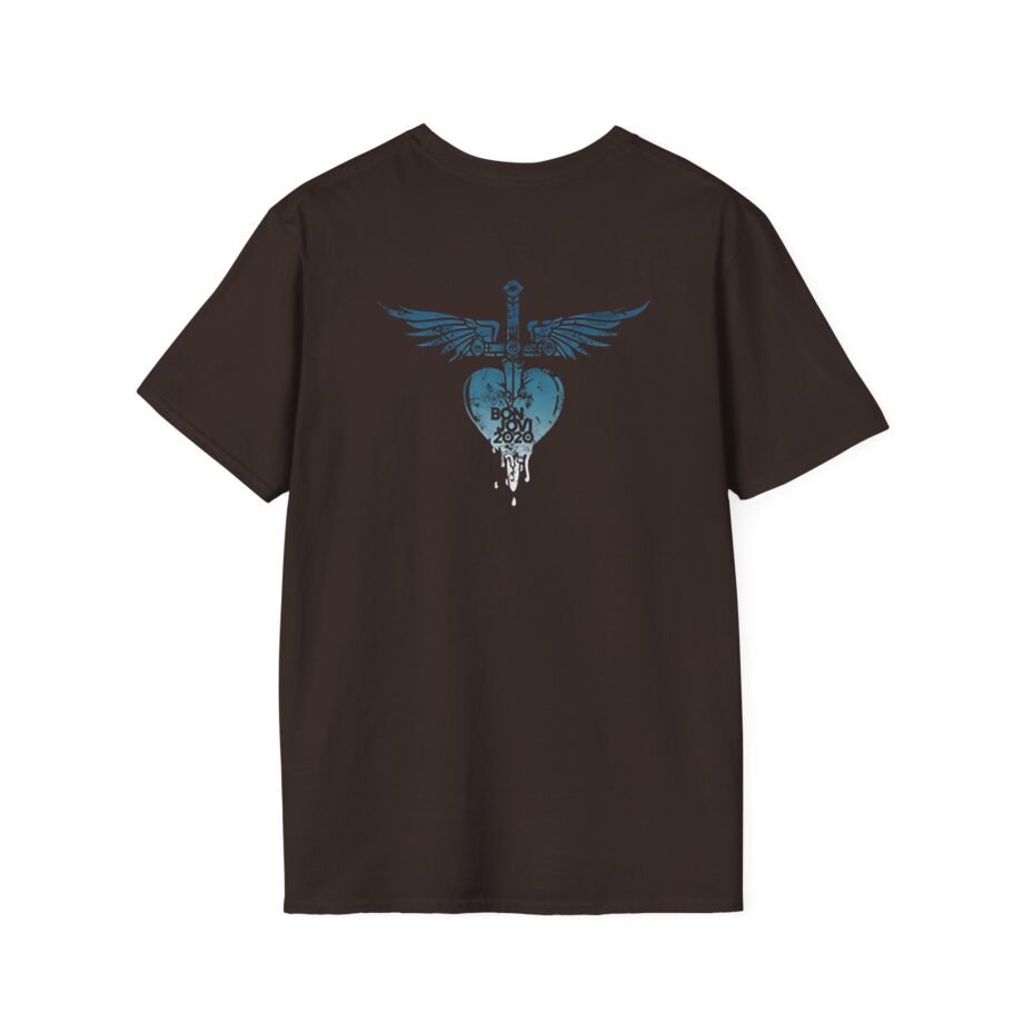 Bon Jovi Do What You Can Portrait Unisex Softstyle T-Shirt
