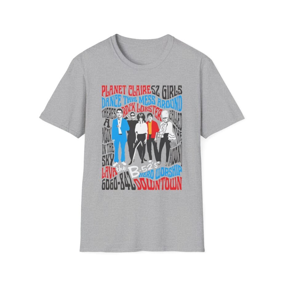 The B 52s Tracklist Unisex Softstyle T-Shirt