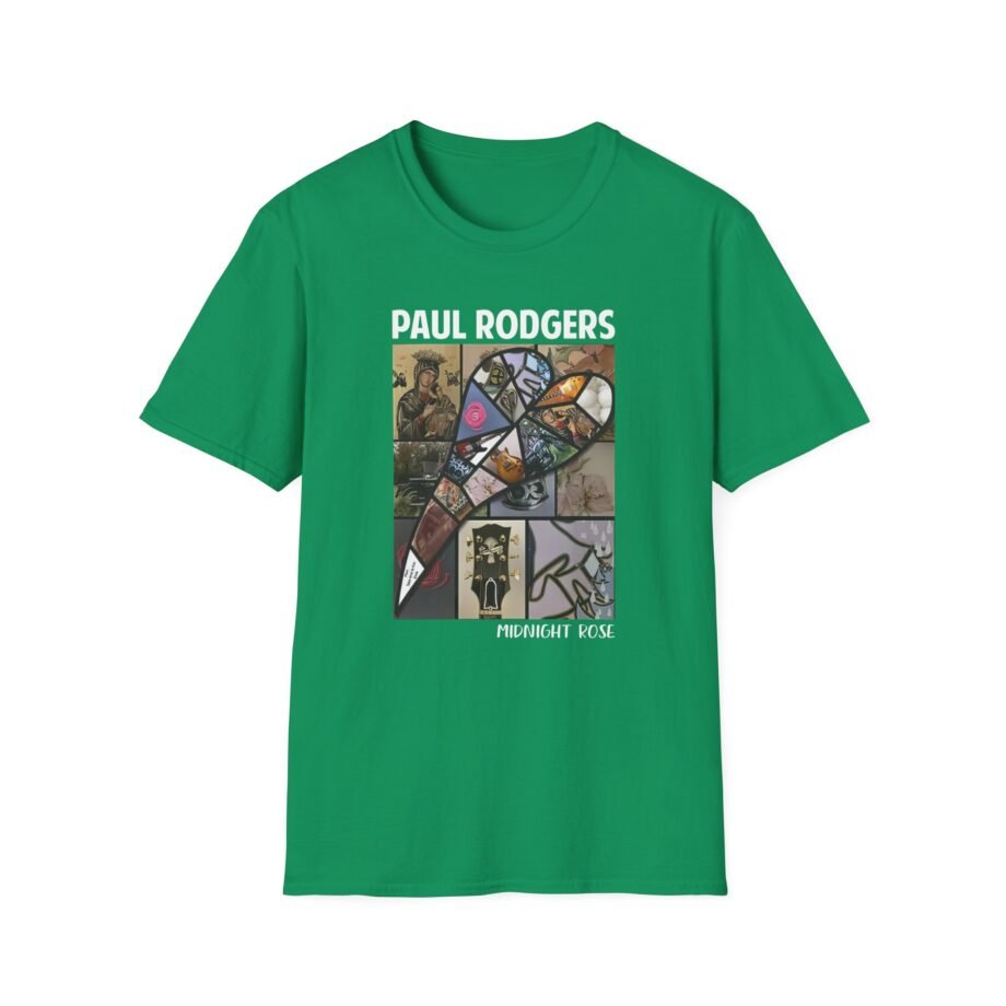 Sun Records Midnight Rose Rectangle Unisex Softstyle T-Shirt