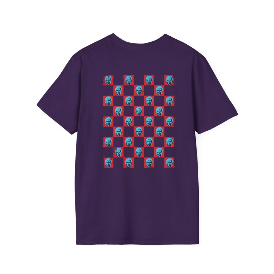 Billy Idol Checkered Smirk Unisex Softstyle Shirt
