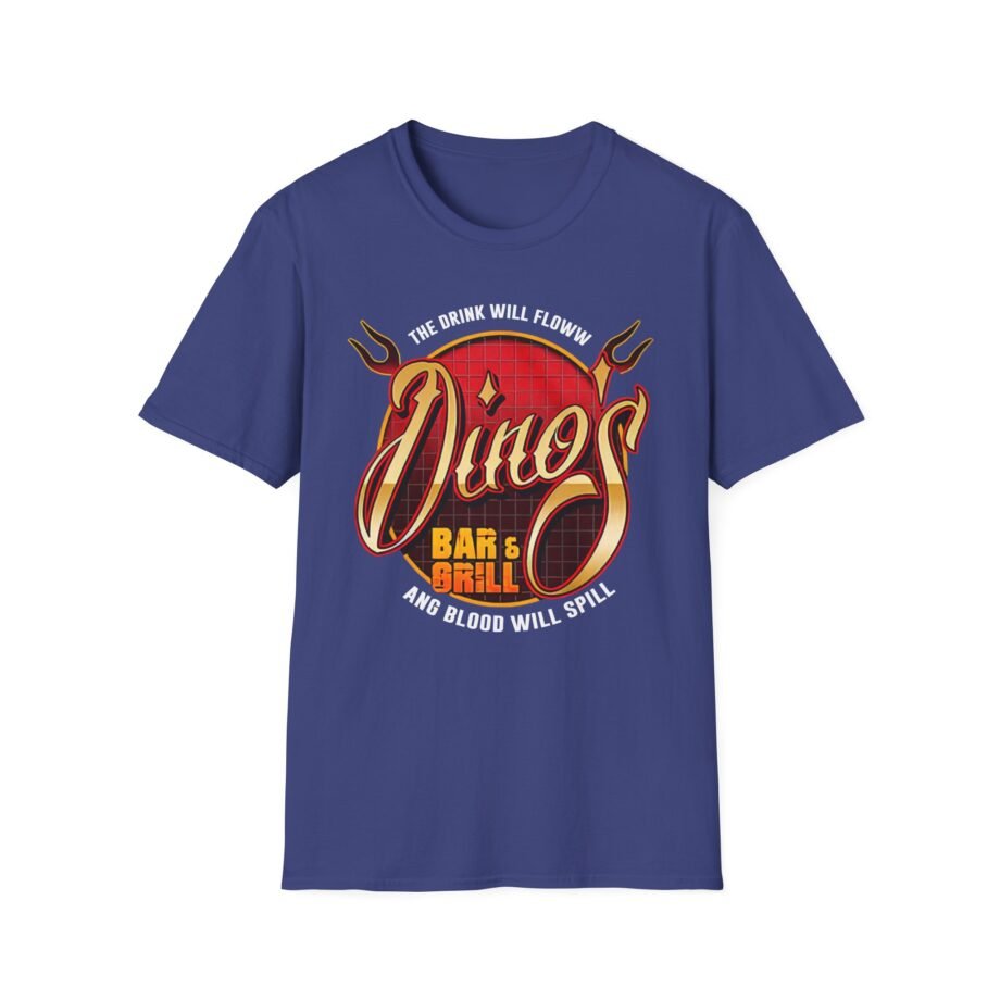 Thin Lizzy Dino's Bar & Grill Unisex Softstyle T-Shirt