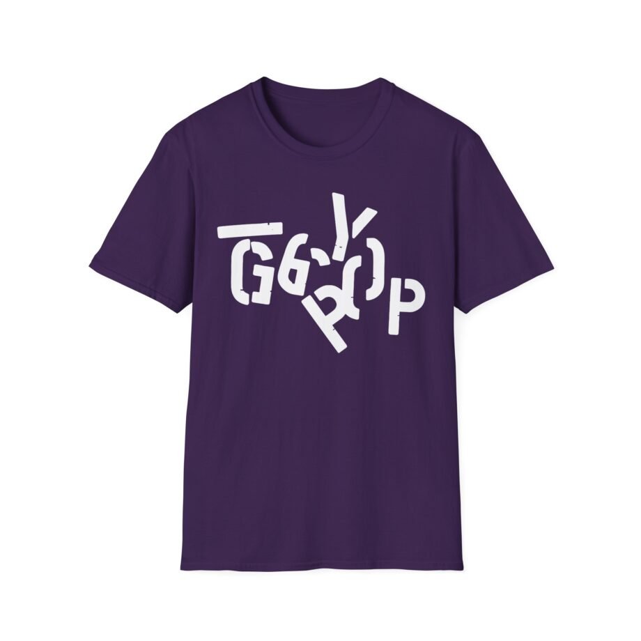 The Stooges Iggy Pop Broken Letters Unisex Softstyle T-Shirt
