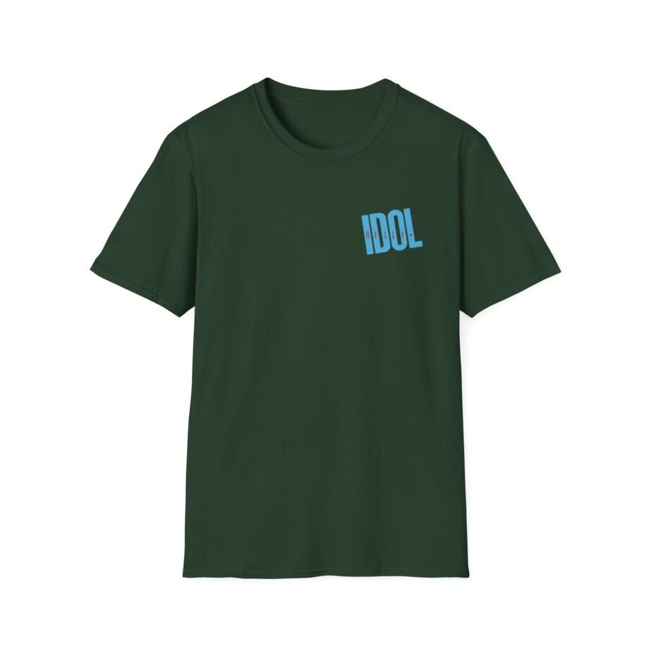 Billy Idol Checkered Smirk Unisex Softstyle Shirt