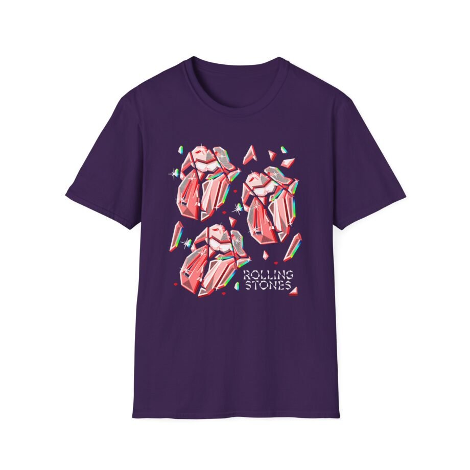 RS Hackney Diamonds Multi Tongue Unisex Softstyle T-Shirt