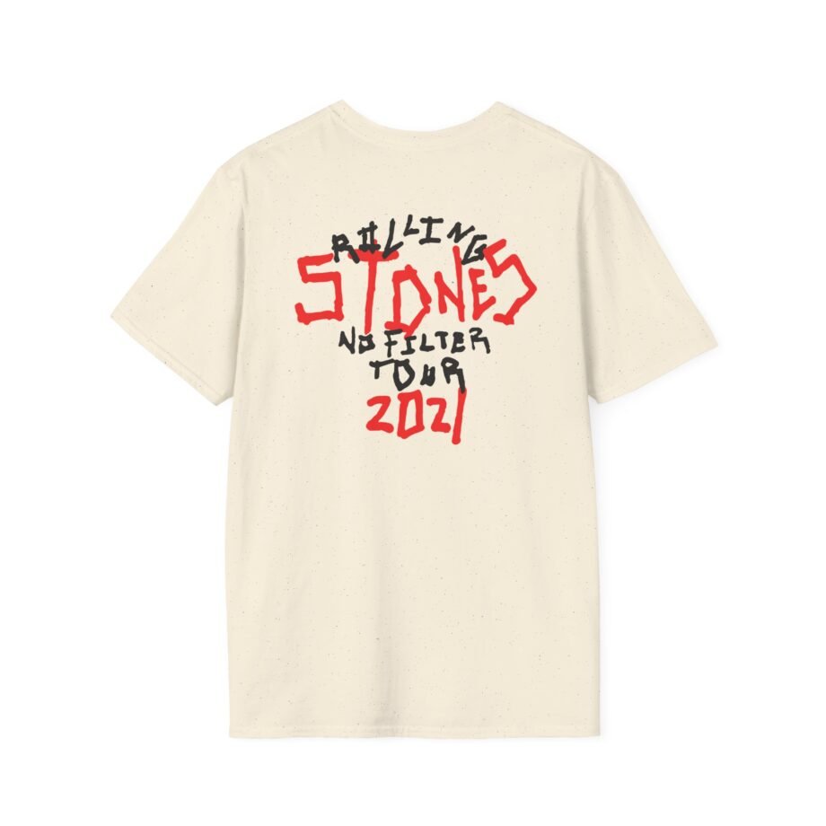 RS No Filter Hand Drawn Tongue Unisex Softstyle T-Shirt