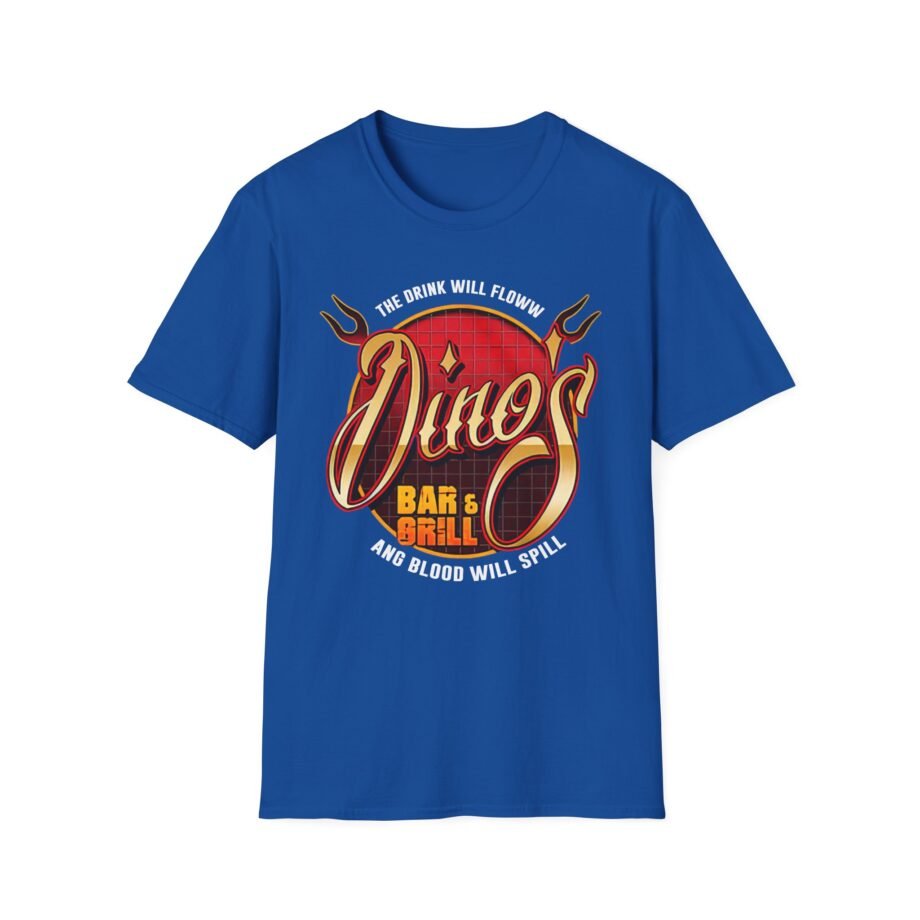 Thin Lizzy Dino's Bar & Grill Unisex Softstyle T-Shirt