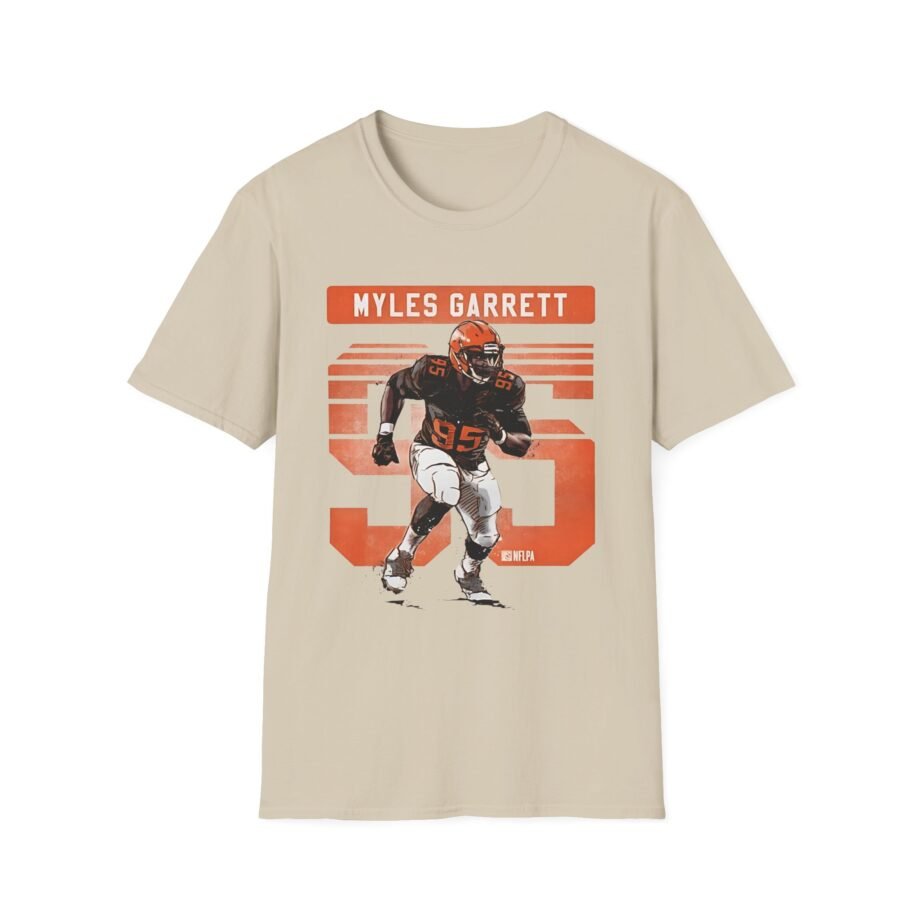 Myles Garrett Grunge Unisex Softstyle T-Shirt