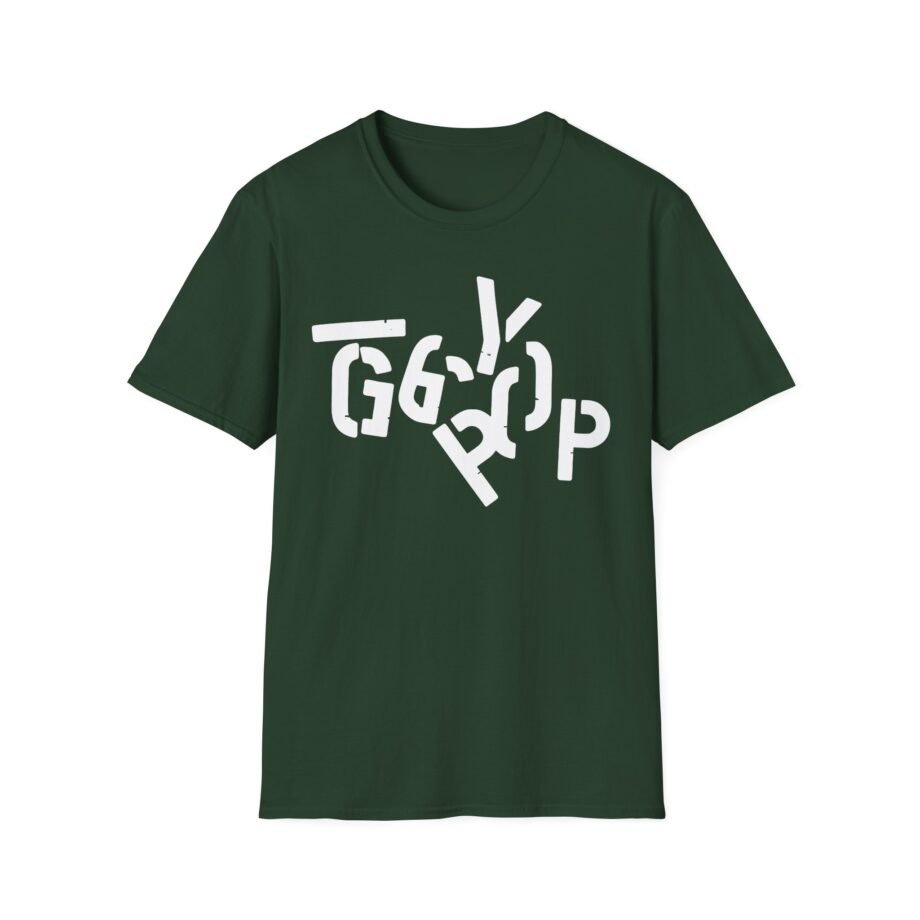 The Stooges Iggy Pop Broken Letters Unisex Softstyle T-Shirt