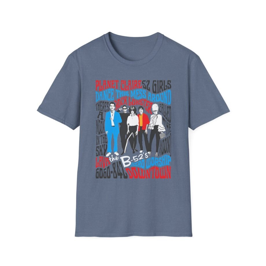 The B 52s Tracklist Unisex Softstyle T-Shirt