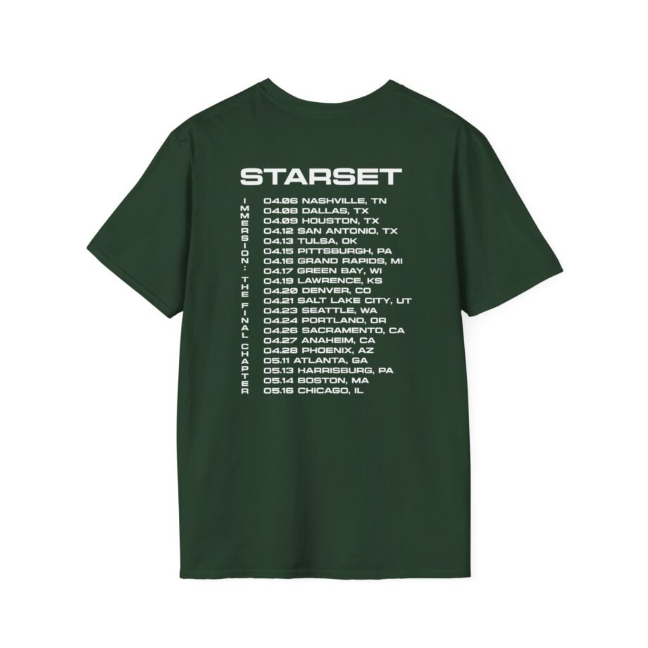 Starset Immersion Red Tour Unisex Softstyle T-Shirt