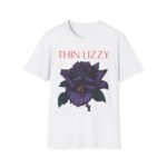Thin Lizzy Rose Tracklist Ecru Unisex Softstyle T-Shirt
